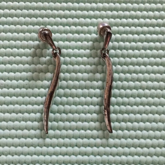 Givenchy Silver Drop Earrings - Picture 4 of 6